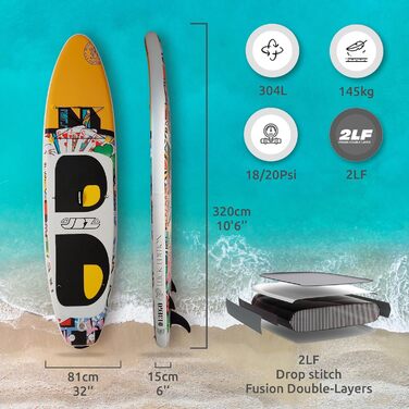 Надувна SUP-дошка JBAY.Zone з повним комплектом аксесуарів