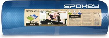 Килимок для вправ Spokey SOFTMAT 180 x 60 x 1,5 см, дуже товста піна NBR Не ковзає, стабілізує та безпечний Для занять йогою, пілатесом, фітнесом та гімнастикою, реабілітацією та фізіотерапією (синій)