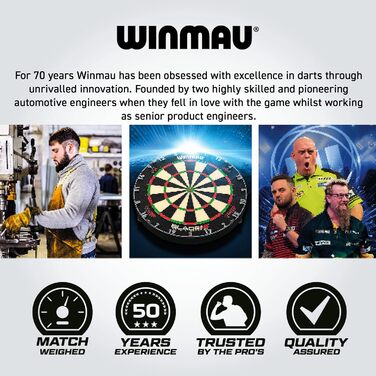 Набір дротиків WINMAU Solaris Pro сталевий наконечник