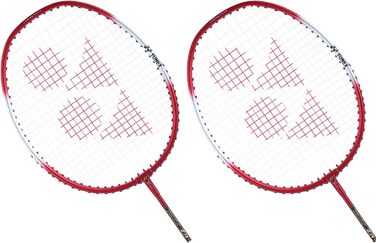 Ракетка Yonex ZR 100, набір 2 шт., алюміній, з рукавом, червона