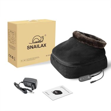 Масажер для ніг Snailax Shiatsu 2-в-1 з теплом, електричний