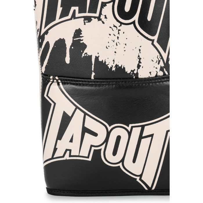 Боксерські рукавички Tapout Angelus Black/Ecru шкіряні 10 унцій (1 пара)