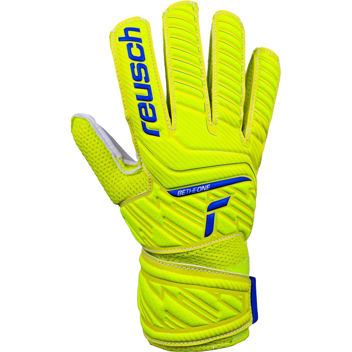 Рукавички Reusch Attrakt Junior Unisex, жовті/сині/білі, розмір 8