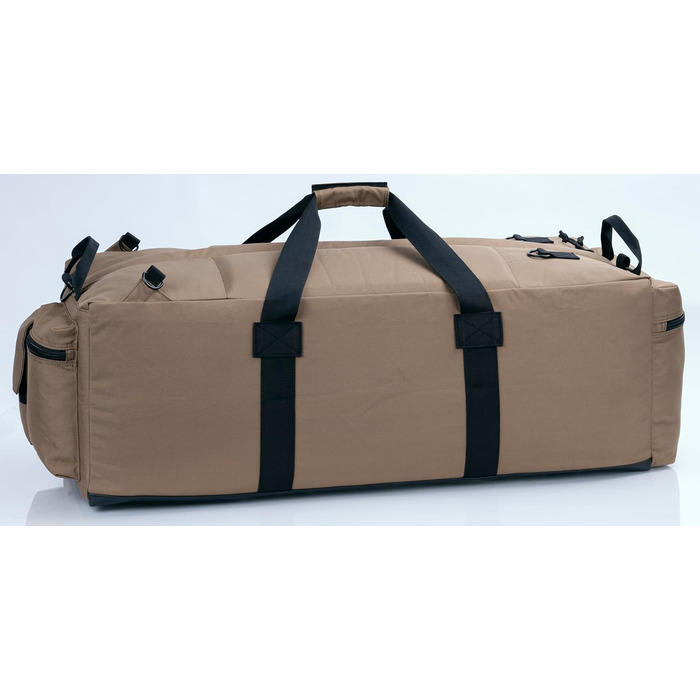 Сумка Backferry 80L Khaki Military Style з лямками для рюкзака