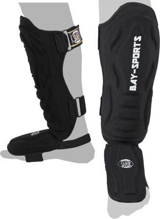 Чорний Демон Shin Guard, чорний, XXS-XXL, Муай Тай, TKD, Кікбоксинг