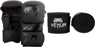 Рукавички Venum Challenger 3.0 MMA чорні L/XL ремінці