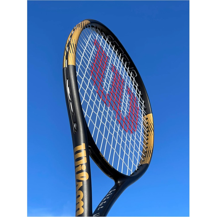 Ракетка для дорослих Wilson Serena Elite 103, чорна/золота ручка 1 (4 1/8')