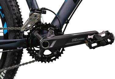 Гірський велосипед Devron Riddle RM3.7, хардтейл алюміній, Shimano 2x10, 27.5 дюймів, дискове гальмо, універсальний гірський велосипед для захоплюючих пригод Grey M