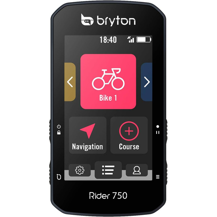 Велокомп'ютер Bryton Rider 750SE, GPS, сенсорний 2.8