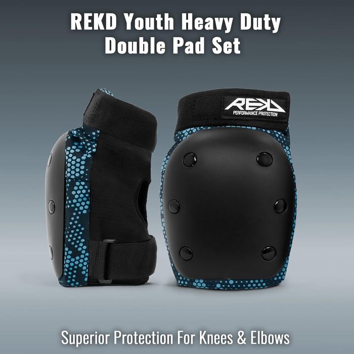 Захисний комплект Rekd Youth Heavy Duty Double Pad для скейтборду, унісекс, для дорослих