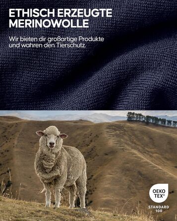 Шарф DANISH ENDURANCE Merino Infinity, унісекс, темно-синій