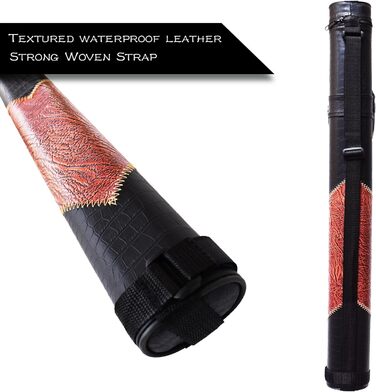 Футляр для кийа TalveX 1x1 жорсткий, для більярду, переносний, вміщує 1 турняк і 1 шафт