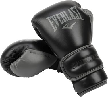 Рукавички Everlast Unisex для дорослих Powerlock 2R (чорні, 16 унцій)