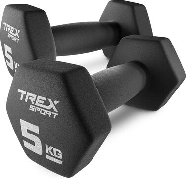 Набір неопренових гантелей TREX SPORT 2 шт 4-20 кг для жінок і чоловіків