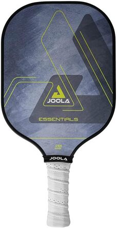 Ракетка для веслування JOOLA Pickleball Essentials зі скловолокнистою поверхнею, полімерним сердечником і сертифікацією USAPA - ідеально підходить для початківців і любителів активного відпочинку One Size Blue