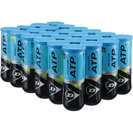 Тенісні м'ячі Dunlop ATP, кейс, офіційні, жовті