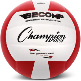 Волейбольний м'яч Champion Sports VB, офіційний, композитна штучна шкіра, різні кольори