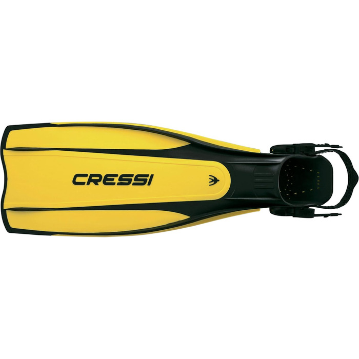 Ласти для дайвінгу Cressi Pro Light, з відкритою п'ятою виготовлені в Італії італійської якості з 1946 року (середні / великі, жовті)