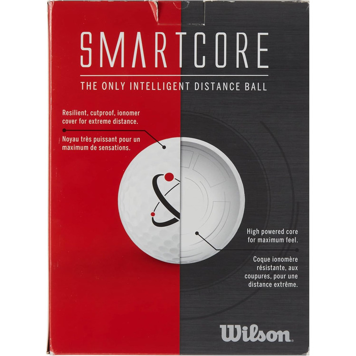 М'ячі для гольфу WILSON SmartCore на пряму відстань, 24 шт.