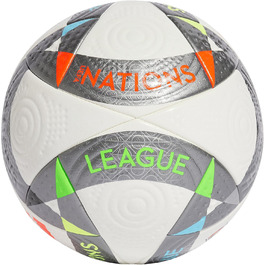 М'яч футбольний Adidas UEFA Nations League 24 Pro IS7441, сріблястий, розмір 5, унісекс