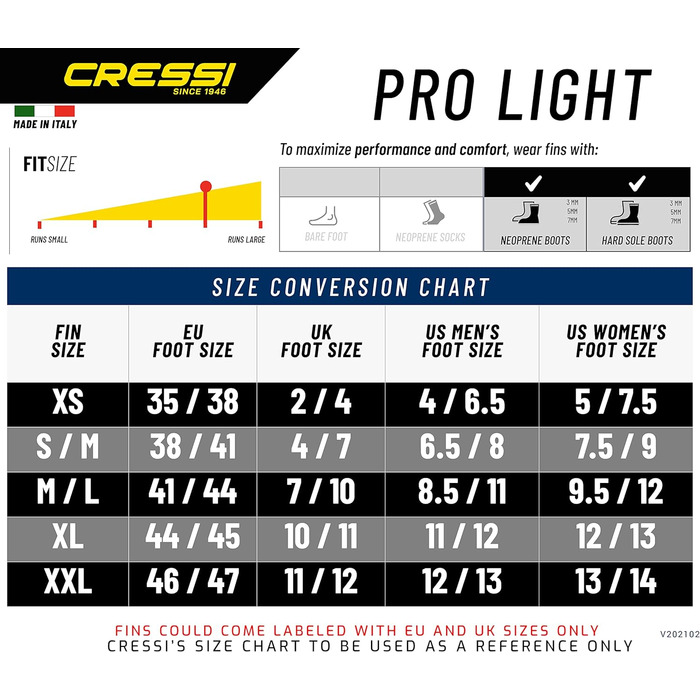 Ласти для дайвінгу Cressi Pro Light з відкритою п'ятою (M/L (41/43), чорні/рожеві)