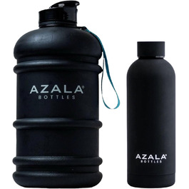 Пляшка для води Azala Thermos 2.5 л Спорт (Чорний Чорний)