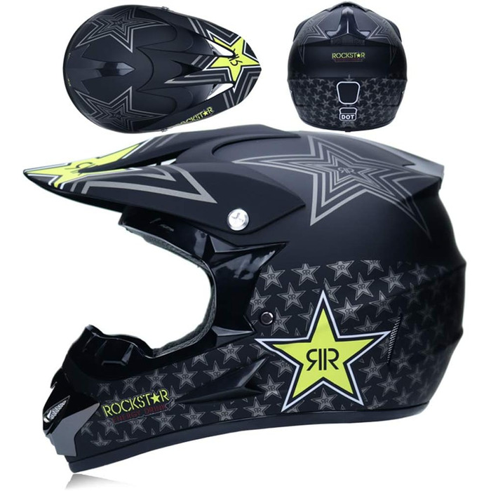 Дитячий мотокросовий шолом для мотоцикла, велосипеда, BMX, ATV, ендуро, оффроуд, захисний шолом для дітей та підлітків