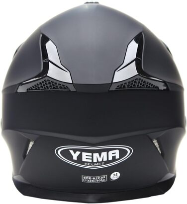 Мотокросовий шолом Yema YM-915 Fullface для мотокросу, даунхілу, ендуро, квадроциклів, MTB, BMX, ECE, для дорослих, чоловіків і жінок