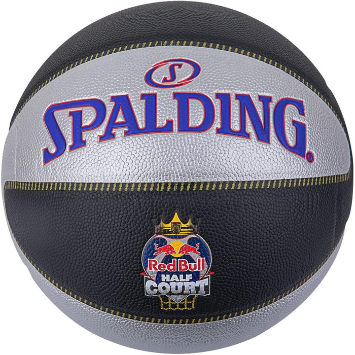 Баскетбольний м'яч TF Spalding (розмір 6, чорний/сріблястий)