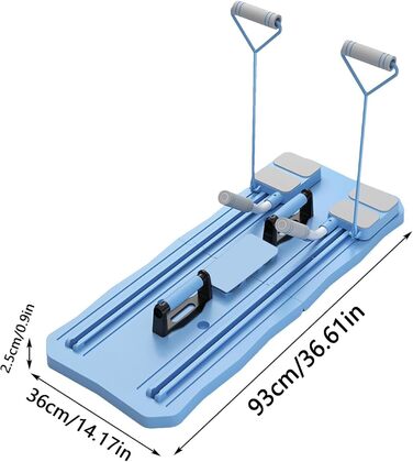 Дошка для пілатесу YYQSW, набір реформаторів для пілатесу, багатофункціональна дошка для живота, складна дошка для пілатесу для домашніх тренувань, обладнання для тренувань з пілатесу, дошка для вправ