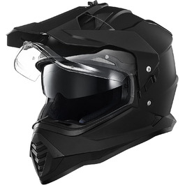 Мотошолом ILM Dual Sport Adventure з сонцезахисним козирком, сумісний з Pinlock, ECE, для мотокросу, квадроцикла, оффроуд WS902