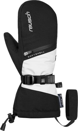 Рукавиці жіночі Reusch Demi R-tex Xt Mitten Extra Warm, водонепроникні, дихаючі (8.5, чорний / білий)