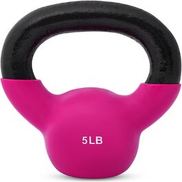 Вінілова гиря JFIT з чавуну, 2,3-22,7 кг, захист покриття, для фітнесу та силових тренувань