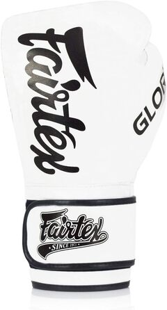 Боксерські рукавички Fairtex X Glory білі, шкіряні, 12 унцій, ручна роб.