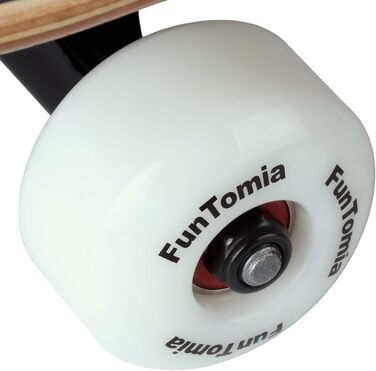 Скейтборд FunTomia з підшипниками ABEC-9, жорсткість коліс 100A, 100% 7-шаровий канадський клен, з кіктейлом