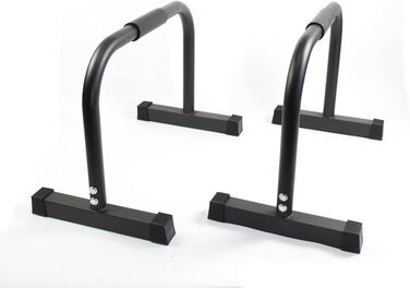 Преміум Dip Station Parallettes 45 см до 200 кг Гімнастика Чорний