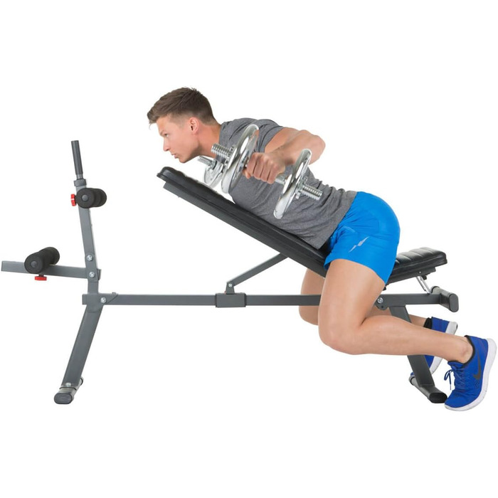 Лава Hammer Ab Bench Perform One Weight, антрацит/чорна, 160 x 32 x 119 см