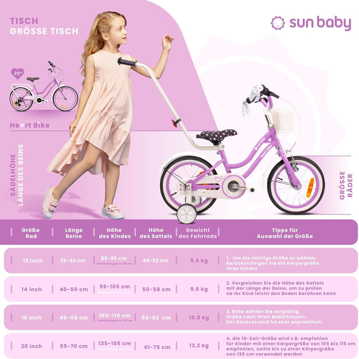 Велосипед Sun Baby Heart Bike 20