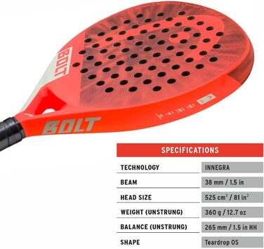 Болт Padel Racket Head Bolt 2023 Один розмір Неон