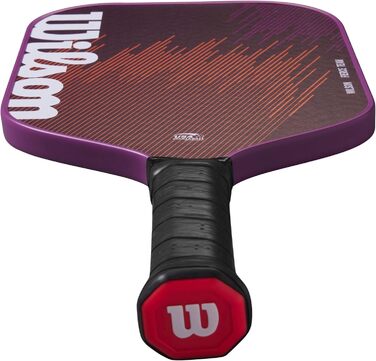 Весло для піклболу WILSON Fierce Series, 13 мм, розмір ручки 6,4 см (Fierce Team, фіолетовий)