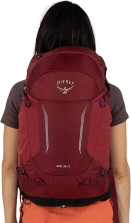 Рюкзак Osprey Hikelite 28 л Sangria Red S-M для туризму