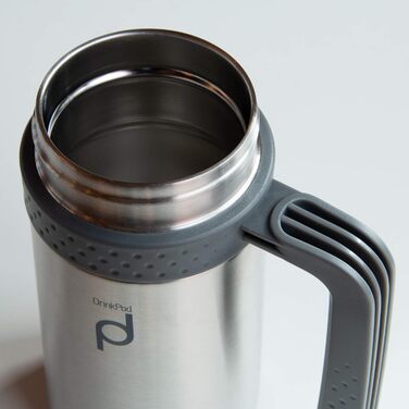 Термос Pioneer Flasks з нержавіючої сталі, вакуумна ізоляція, 0,45 л, герметичний, компактний