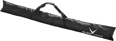 Сумка Crevice Nordic Ski Bag 210 см, міцна, 600D/PVC, чорна/срібляста