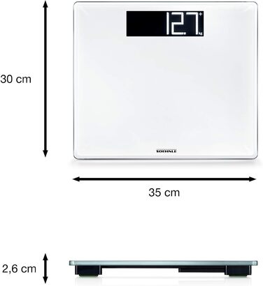 Ваги Soehnle Style Sense Multi, 180 кг, з батарейками, зміна кольору