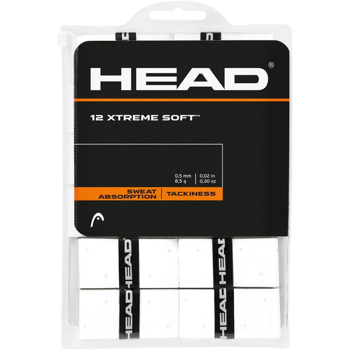 Грип-стрічка HEAD 12 Xtremesoft для ракетки, антиковзна, преміум-якість