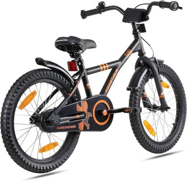 Велосипед дитячий 6+, Coaster Brake, чорний/помаранчевий, 18