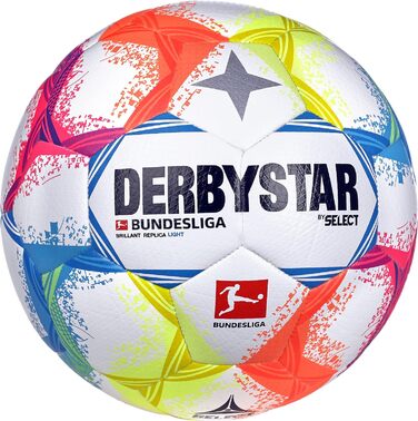 Дитячий футбольний м'яч Derbystar Bundesliga Brillant Replica Ligth розмір 4 різнокольоровий