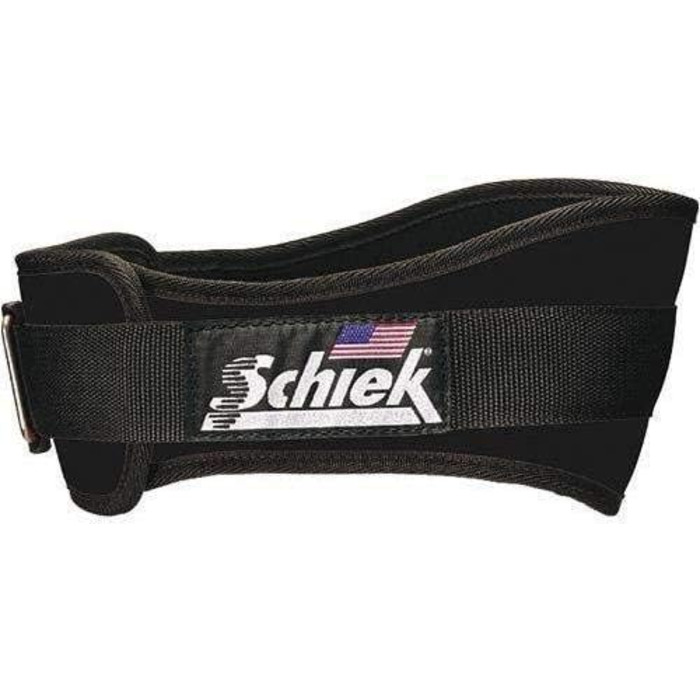Пояс для важкої атлетики Schiek 2004, нейлоновий, 11,4 см, чорний