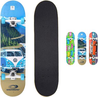 Скейтборд Osprey Volkswagen Absolute Beginner Double Kick Trick, 78,7 x 20,3 см Maple Deck Explorer