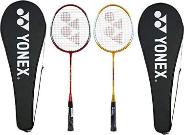 Набір ракеток Yonex GR 303, 2 шт. (жовтий/червоний) з покриттям